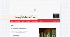 Desktop Screenshot of berglsteinersee.com